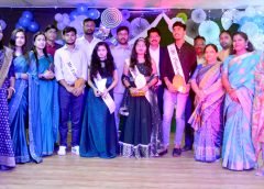 Ananya became Miss and Sachin became Mr. Fresher, Ritika became Mr. and Divya became Miss Evening