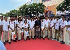मंगलायतन विश्वविद्यालय के छात्रों ने यूपी इंटरनेशनल ट्रेड शो में की सहभागिता